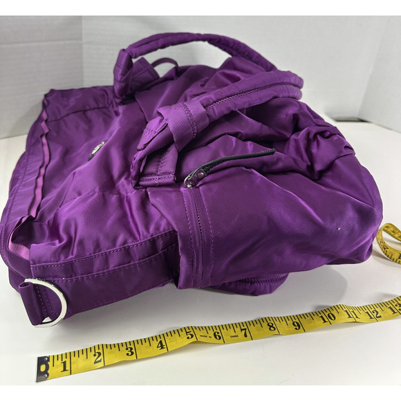 Lululemon Triumph Raspberry Gym School Diaper Duffle Bag *NO Crossbody Strap - Picture 13 of 16